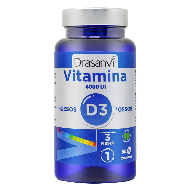 Vitamina D3 4.000 UI · Drasanvi · 90 comprimidos