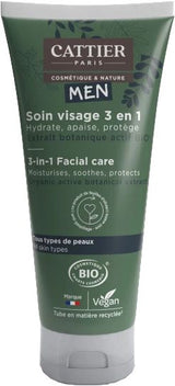 Cuidado Facial 3 en 1 para Hombre · Cattier · 50 ml