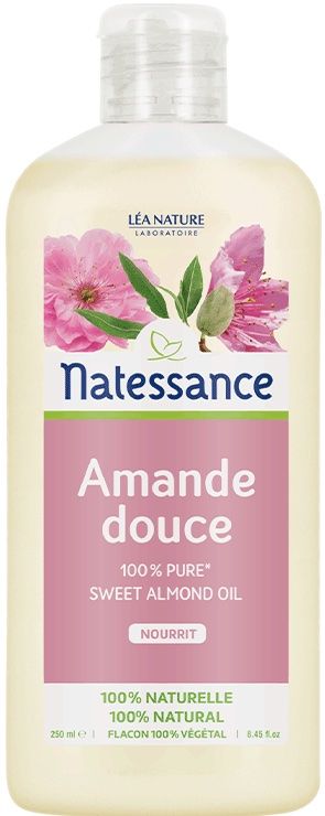 Aceite de Almendras Dulces 100% Puro · Natessance · 250 ml