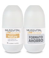 Pack Mussvital Dermactive Desodorante Roll-On Nature · Mussvital · 2x75 ml