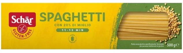 Spaghetti Sin Gluten · Schär · 500 gramos