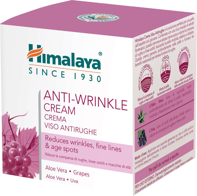 Crema Anti-Arrugas Mass Herbal · Himalaya · 50 ml