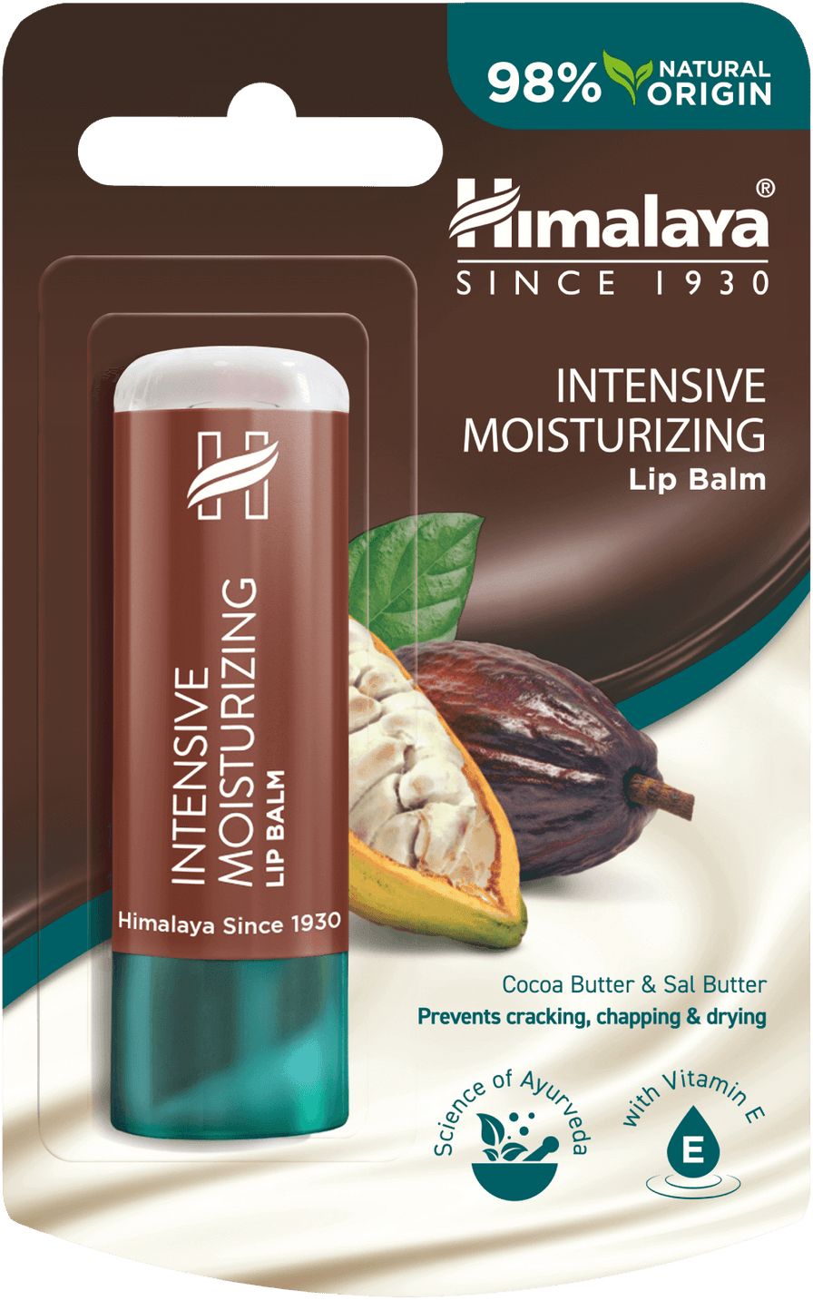 Bálsamo Labial de Hidratación Intensiva de Manteca de Cacao · Himalaya · 4,5 gramos