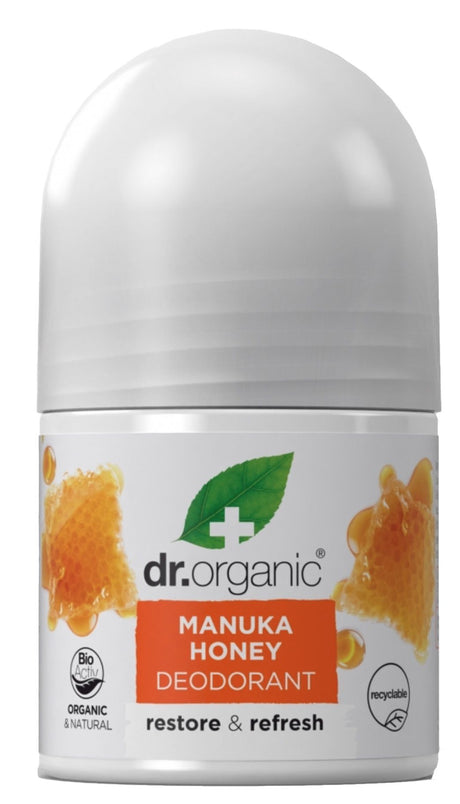 Desodorante Miel de Manuka · Dr Organic · 50 ml