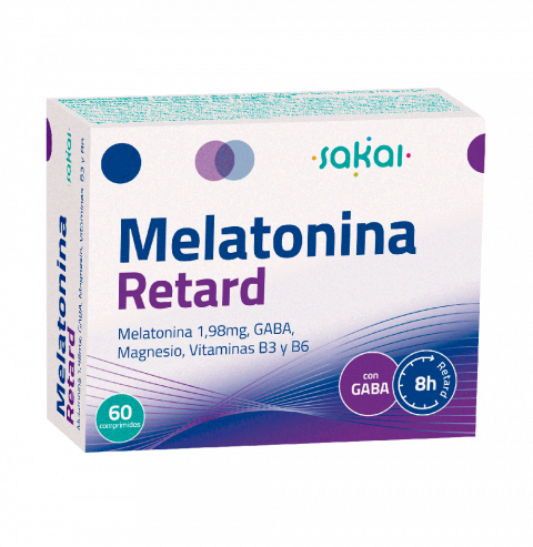 Melatonina Retard · Sakai · 60 cápsulas