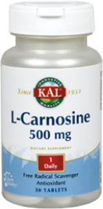 L-Carnosine 500 mg · KAL · 30 comprimidos