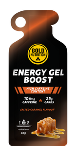 Boost Plus Gel Caramelo Salado · Gold Nutrition · 40 gramos