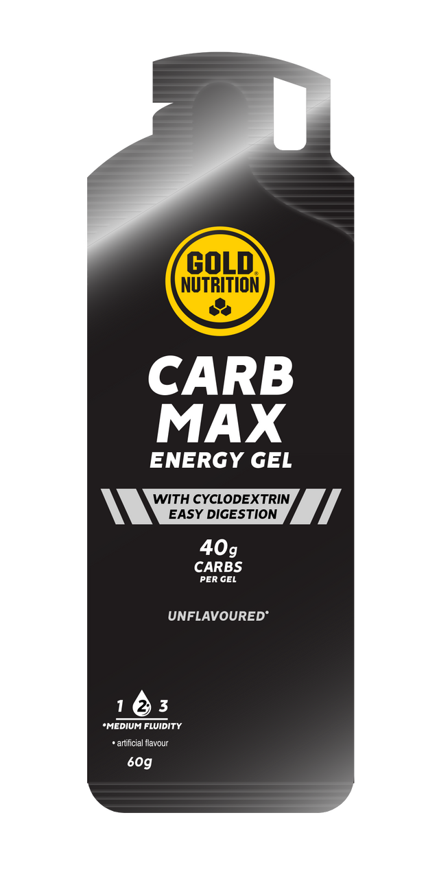 Carb Max Energy Gel Neutro · Gold Nutrition · 60 gramos