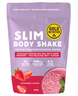 Slim Body Shake Fresa · Gold Nutrition · 300 gramos