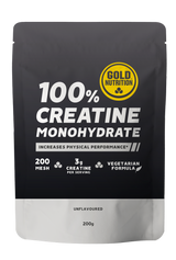 Creatine Monohydrate Neutro · Gold Nutrition · 200 gramos
