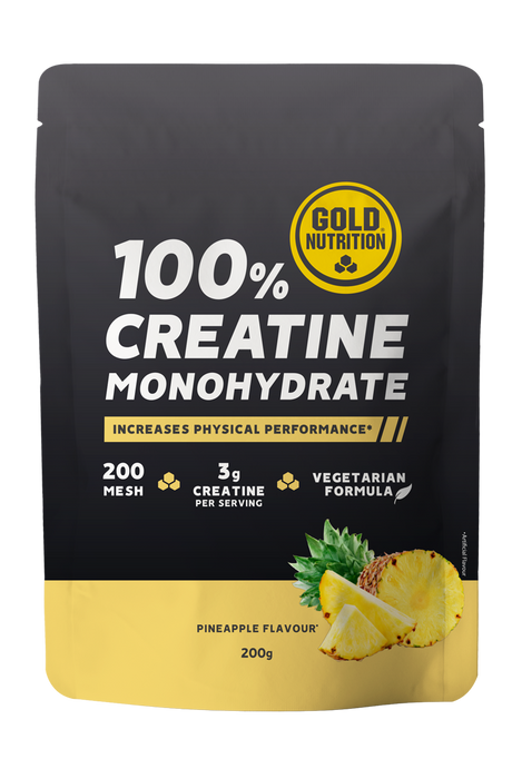 Creatine Monohydrate Piña · Gold Nutrition · 200 gramos