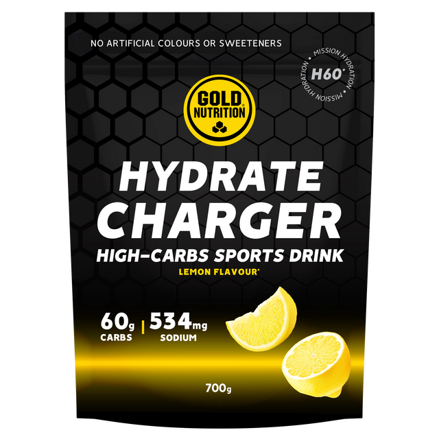 Hydrate Charger H60 Limón · Gold Nutrition · 700 gramos
