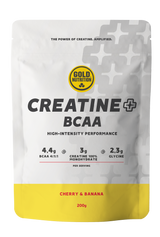 Creatine + BCAA Cereza-Plátano · Gold Nutrition · 200 gramos