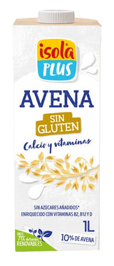 Bebida de Avena Sin Gluten · Isola Plus · 1 litro