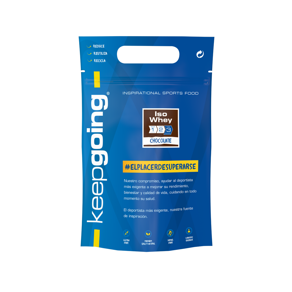 ISO WHEY PROTEIN Yogur Frutos del Bosque · Keepgoing · 1 kg