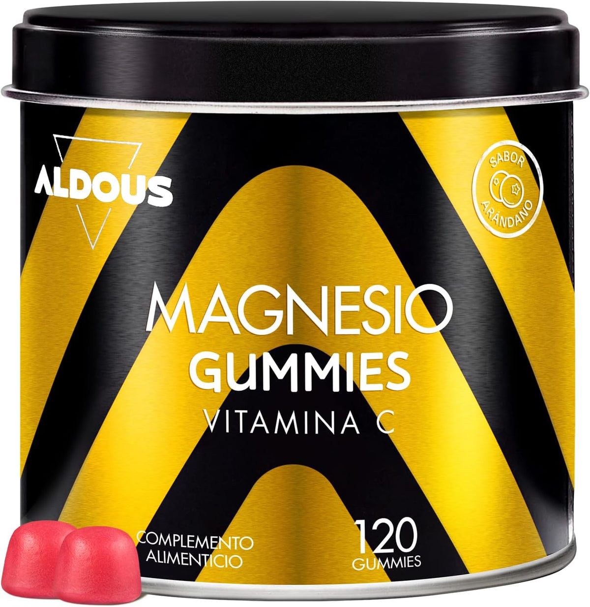 Magnesio en gominolas · Aldous · 120 gummies