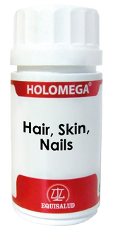Holomega Hair, Skin, Nails · Equisalud · 50 cápsulas