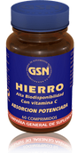 Hierro Bisglicinato + Vitamina C · GSN · 60 comprimidos
