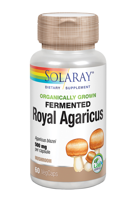 Champiñon del Sol Fermentado · Solaray · 60 cápsulas