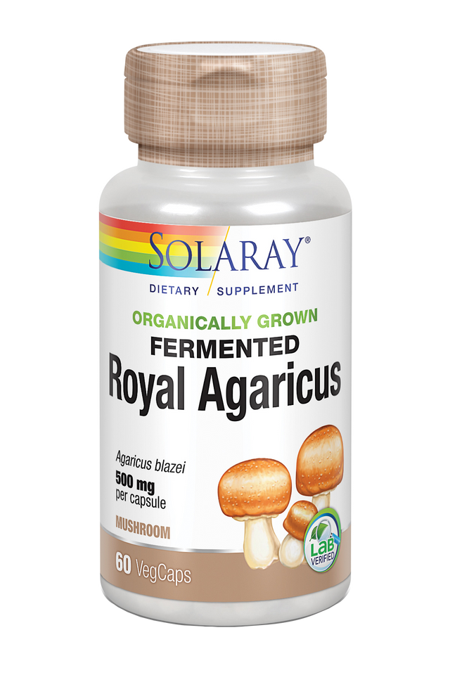 Champiñon del Sol Fermentado · Solaray · 60 cápsulas
