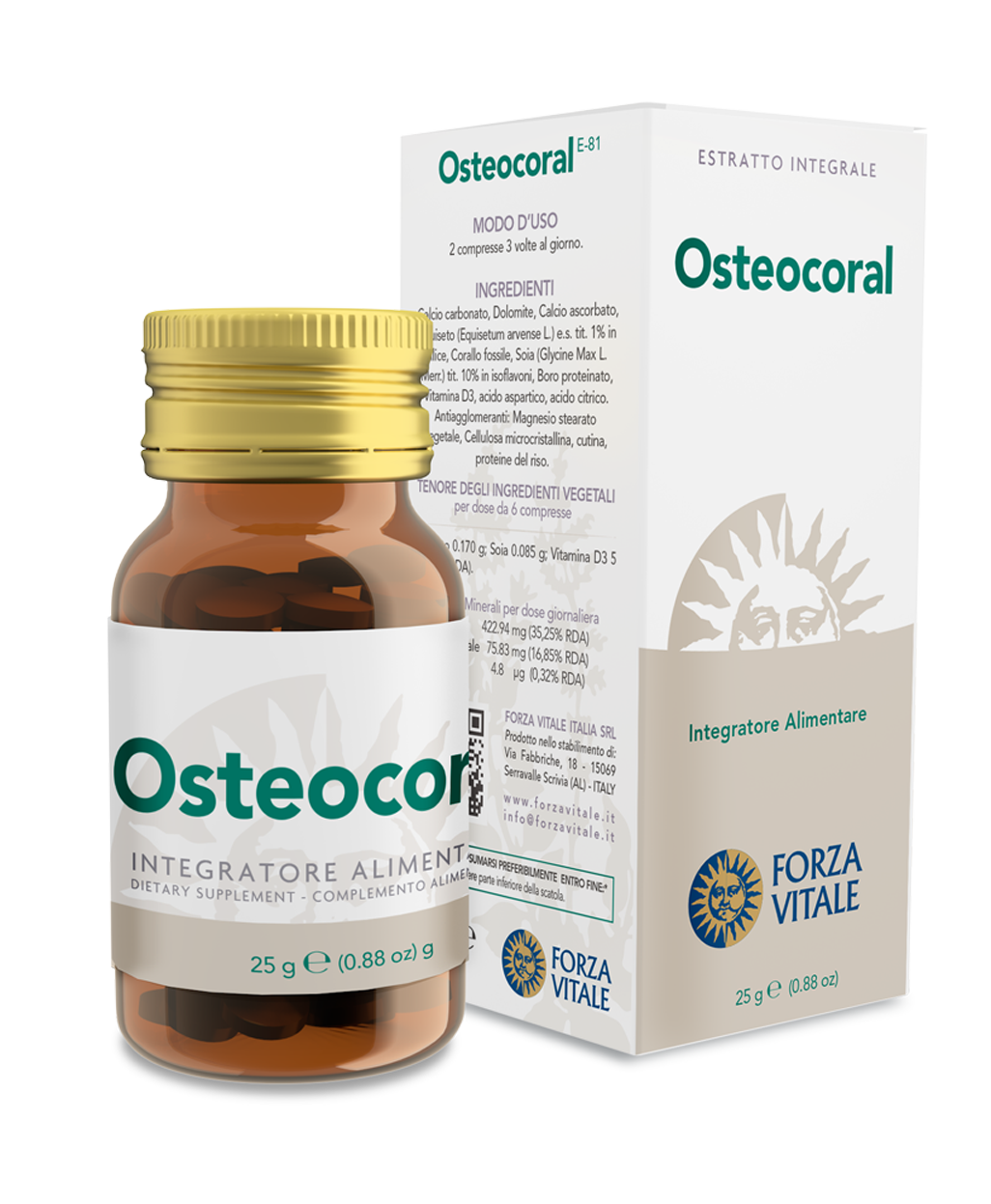 Osteocoral · Forza Vitale · 25 gramos
