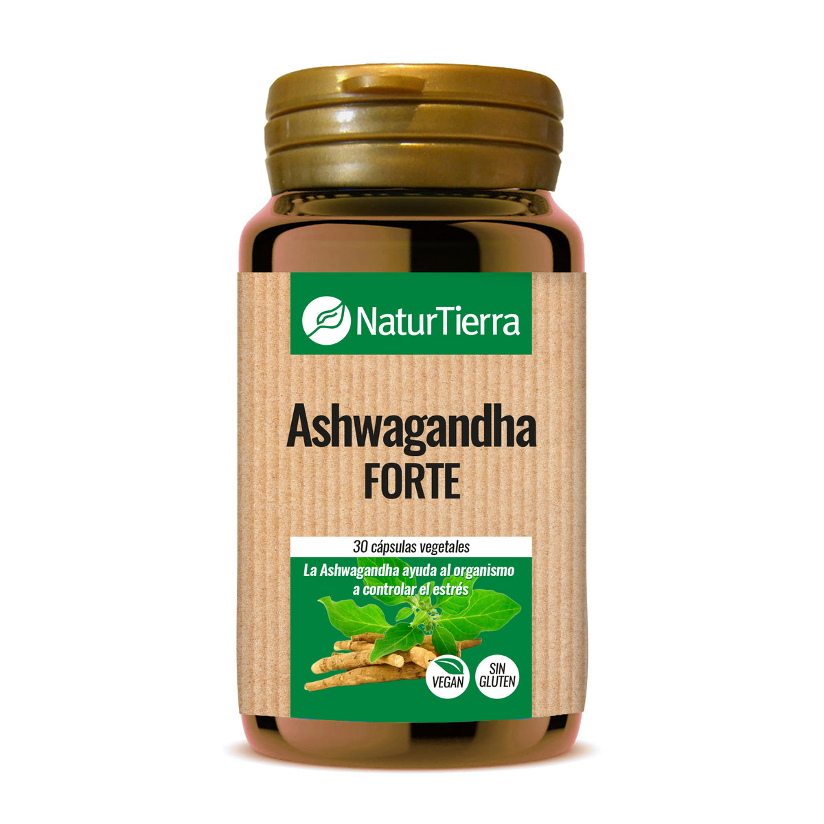 Ashwagandha Forte · Naturtierra · 30 cápsulas