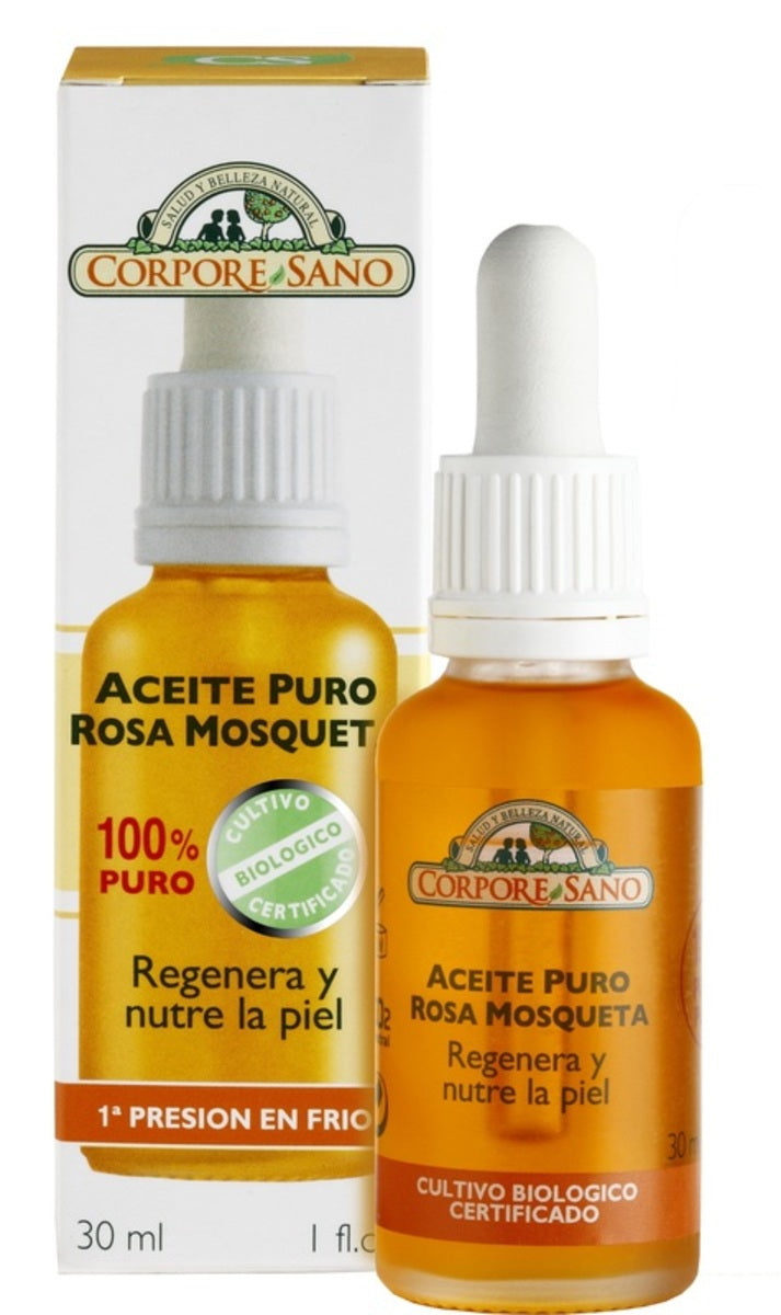 Aceite 100% Puro Regenerador de Rosa Mosqueta · Corpore Sano · 30 ml