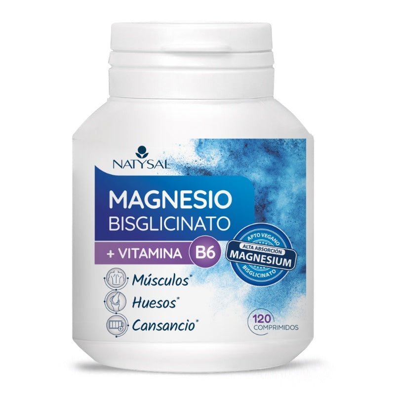 Magnesio Bisglicinato + B6 · Natysal · 120 comprimidos