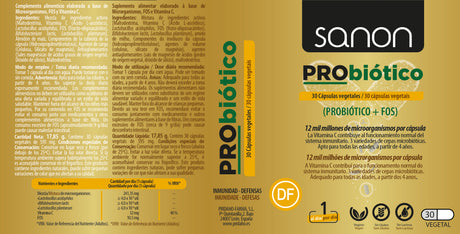 PRObiótico · Sanon · 30 cápsulas