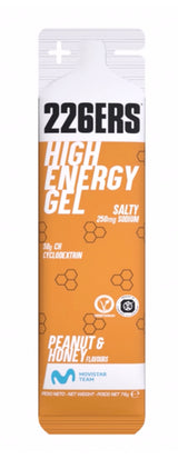 High Energy Gel Salty: Sabor Cacahuete y Miel · 226ERS · 76 gramos