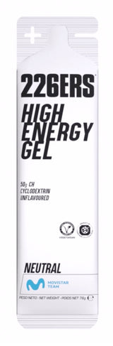 High Energy Gel: Sabor Neutro · 226ERS · 76 gramos