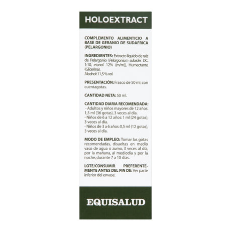 Holoextract Geranio de Sudáfrica · Equisalud · 50 ml