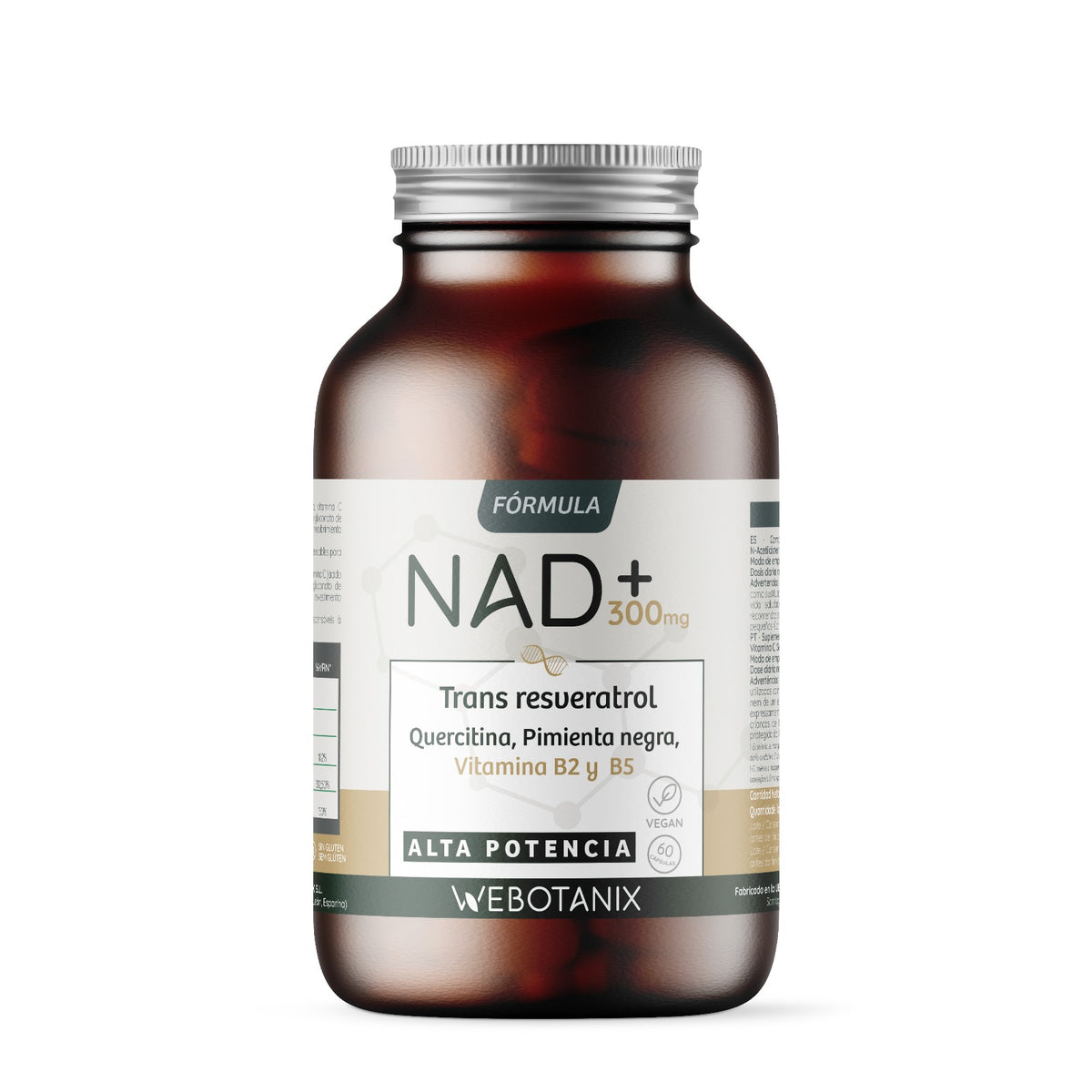 NAD+ · WeBotanix · 60 cápsulas
