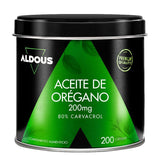 Aceite de Orégano 200 mg · Aldous · 200 cápsulas
