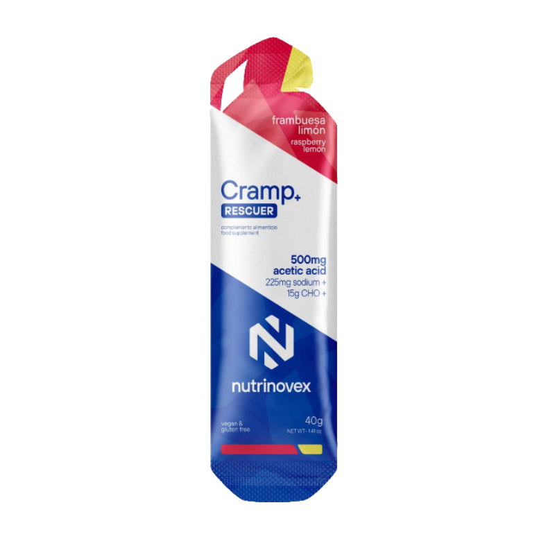 Cramp Rescuer Frambuesa Limón · Nutrinovex · 40 gramos