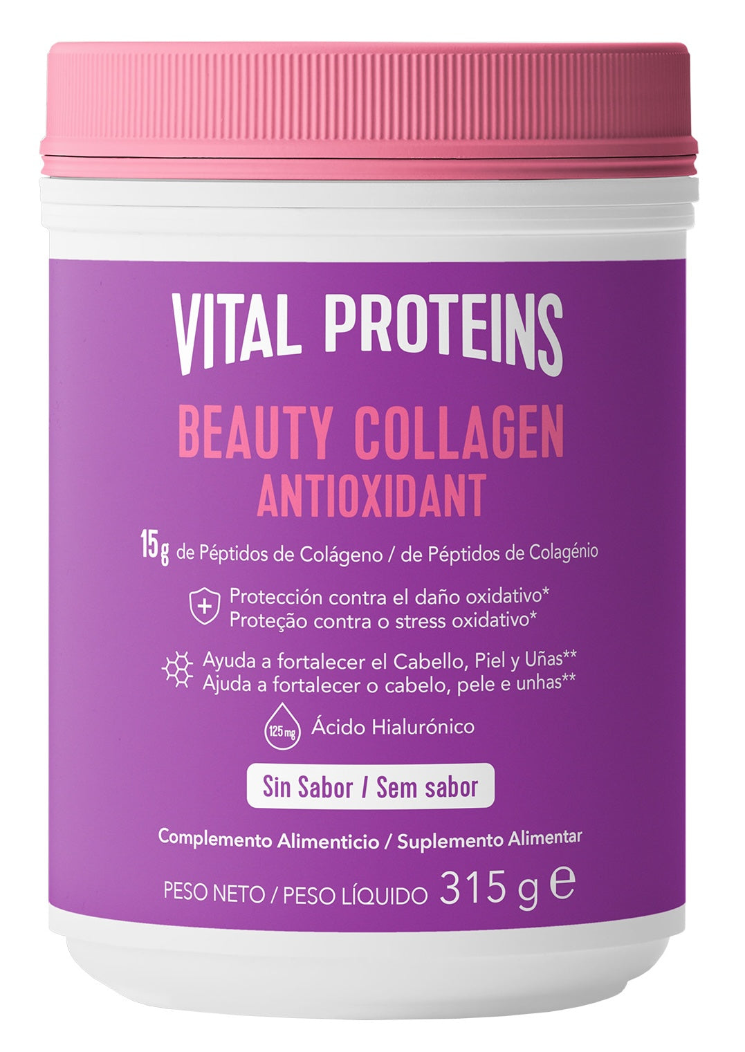 Beauty Collagen Antioxidant Sin Sabor · Vital Proteins · 315 gramos