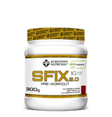 SFIX 2.0 Pre-Workout: Sabor Frutos Rojos · Scientiffic Nutrition · 300 gramos