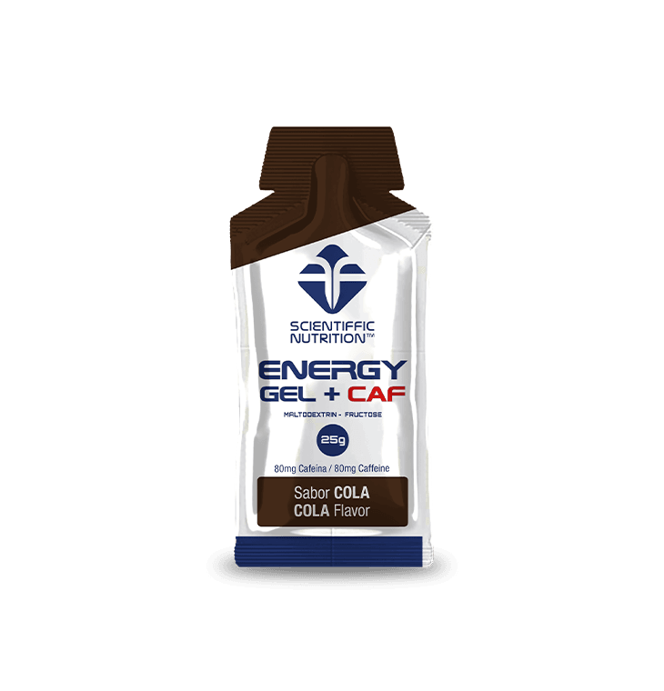Energy Gel + Cafeína: Sabor Cola · Scientiffic Nutrition · 25 gramos