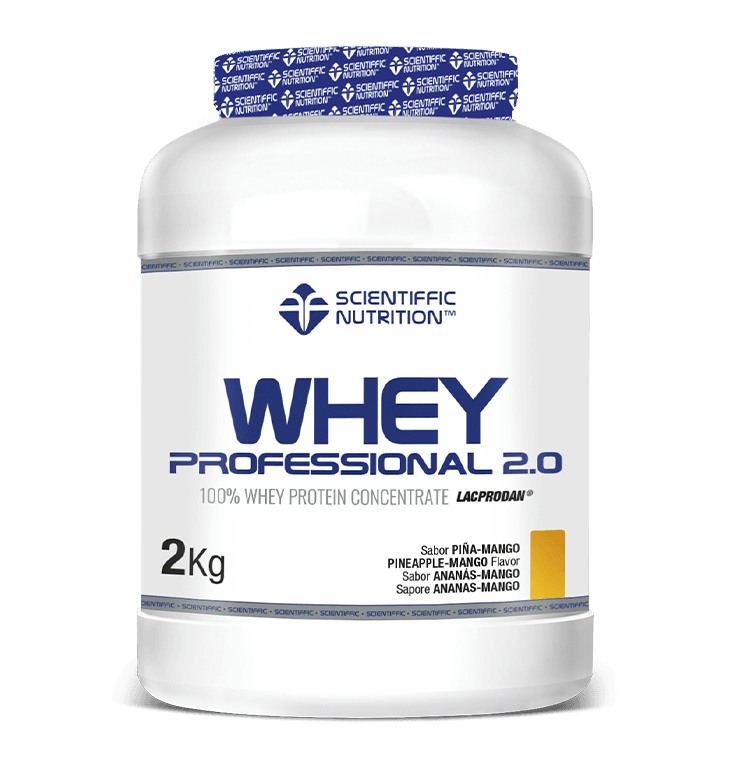 Whey Professional 2.0 Whey Protein: Sabor Piña-Mango · Scientiffic Nutrition · 2 kg