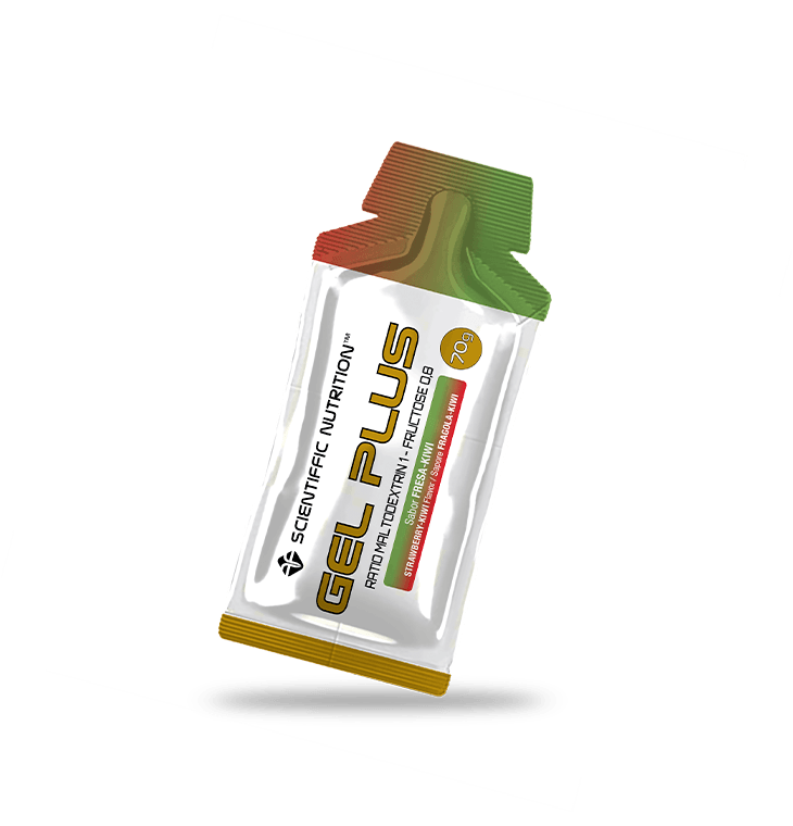 Gel Plus: Sabor Fresa-Kiwi · Scientiffic Nutrition · 70 gramos
