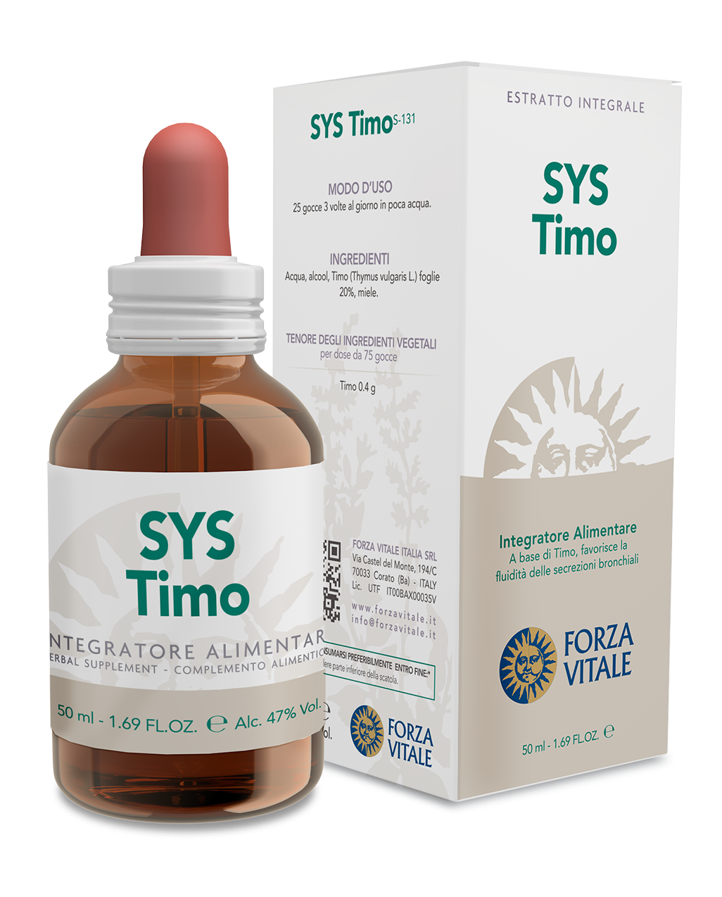 SYS Timo Volgare · Forza Vitale · 50 ml