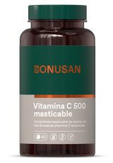 Vitamina C 500 Masticable · Bonusan · 60 comprimidos