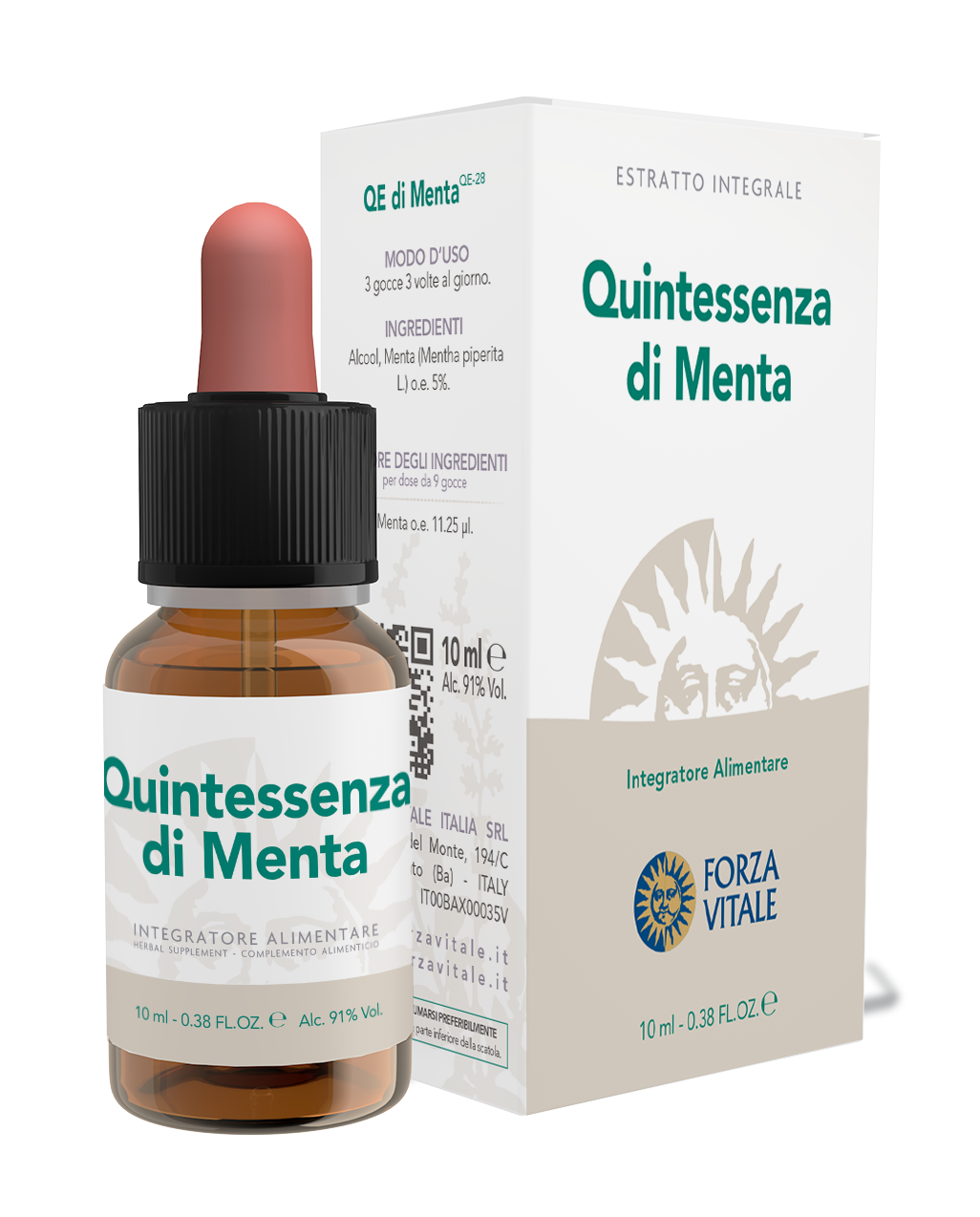 QE Menta · Forza Vitale · 10 ml