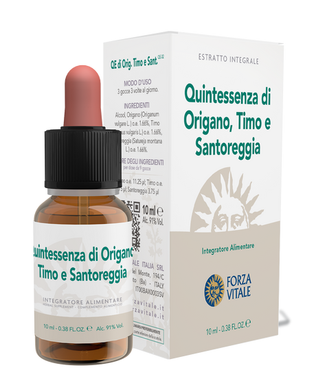 QE Origano-Timo-Santoreggia (Orégano-Tomillo-Ajedrea) · Forza Vitale · 10 ml