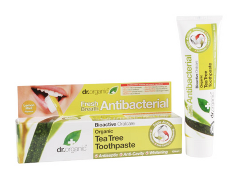 Pasta Dental Arbol de Te · Dr Organic · 100 ml