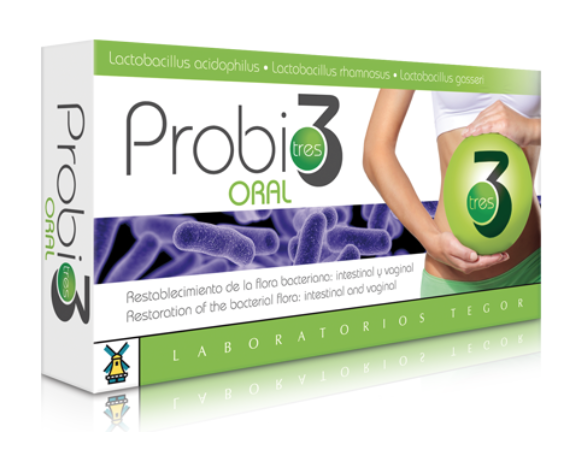 Probio3 Oral · Tegor · 40 cápsulas