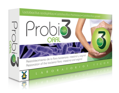 Probio3 Oral · Tegor · 40 cápsulas