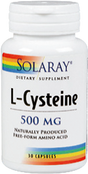 L-Cisteina 500 mg · Solaray · 30 cápsulas