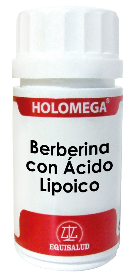 Holomega Berberina con Ácido Lipoico · Equisalud · 50 cápsulas