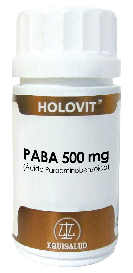 Holovit PABA 500 mg · Equisalud · 50 cápsulas